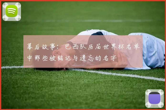 幕后故事：巴西队历届世界杯名单中那些被铭记与遗忘的名字